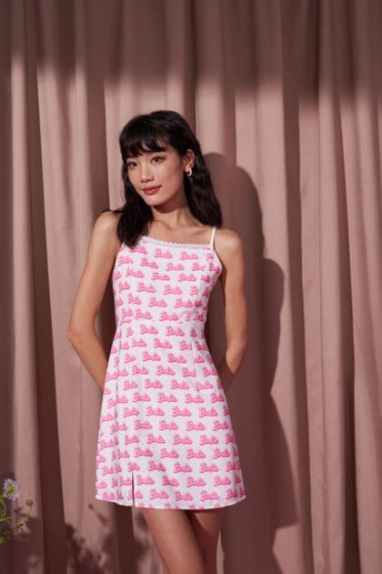 Barbie Mini Dress in Barbie Print