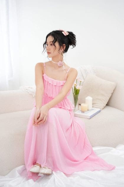 Alternative view of Liloo Maxi Dress in Pink