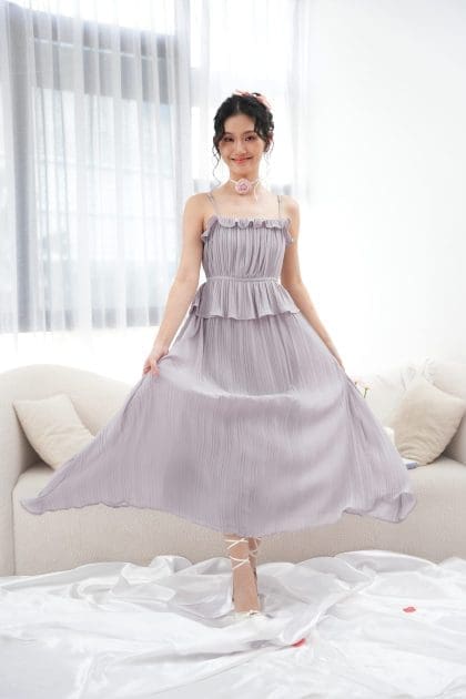 Alternative view of Liloo Maxi Dress in Purple