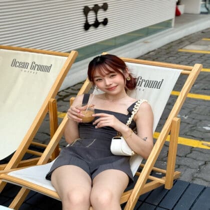 Alternative view of All White Playsuit in Grey