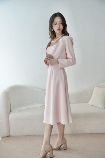 Rea Dress in Pink