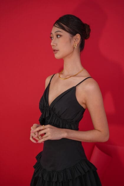 Alternative view of Rosie Mini Dress in Black