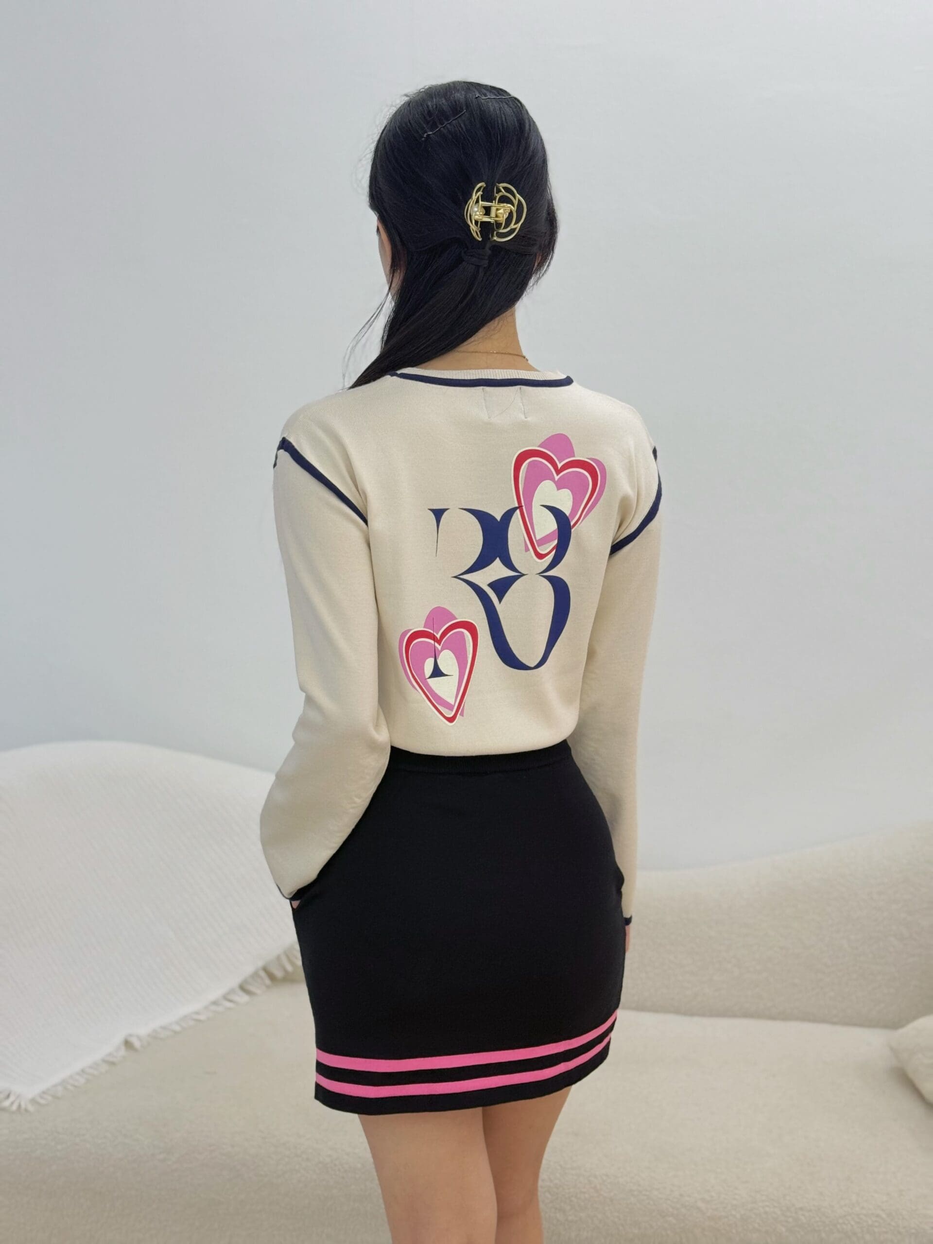 Cupid Blouse in Nude - Image 2