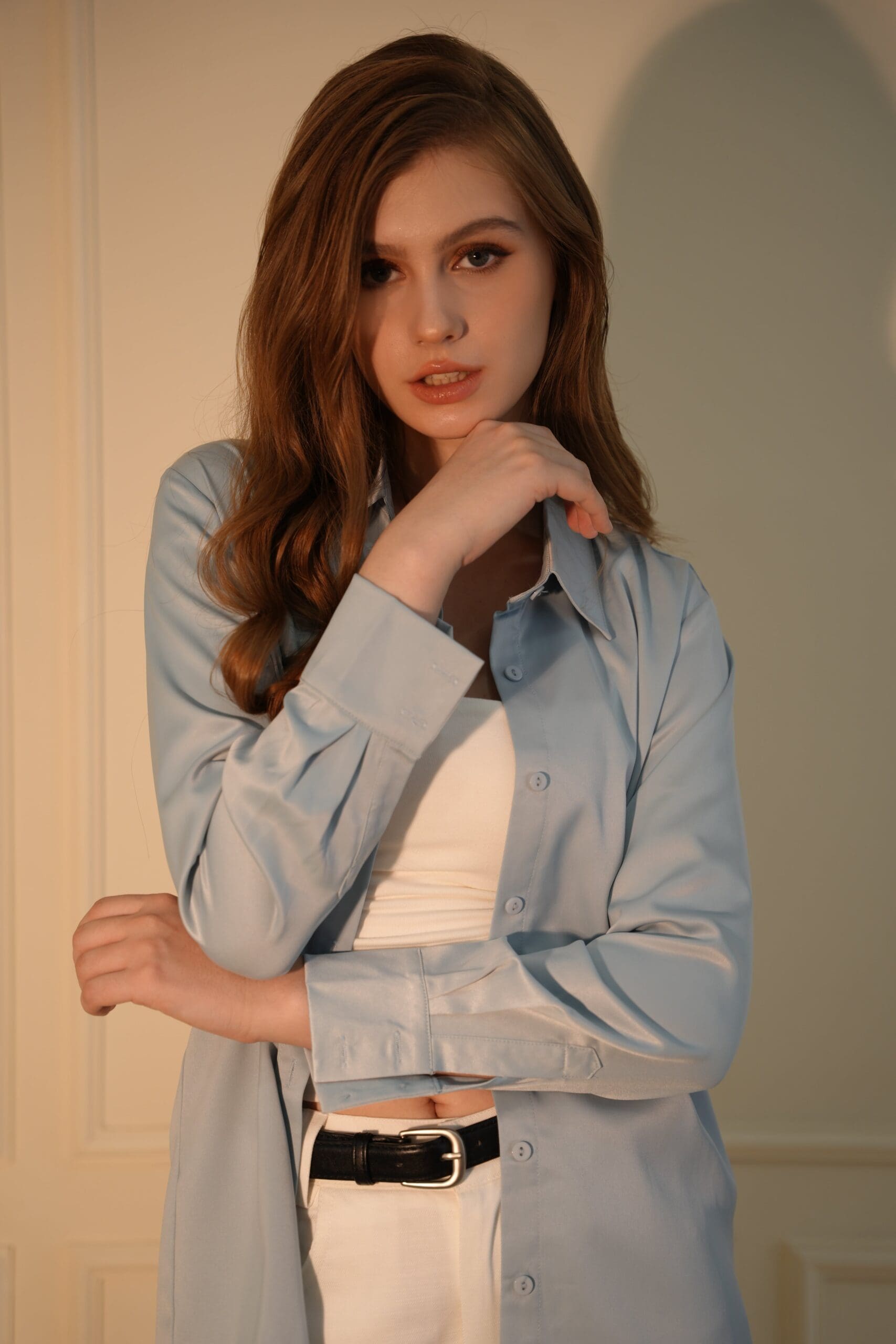Alicie Blouse in Blue - Image 2