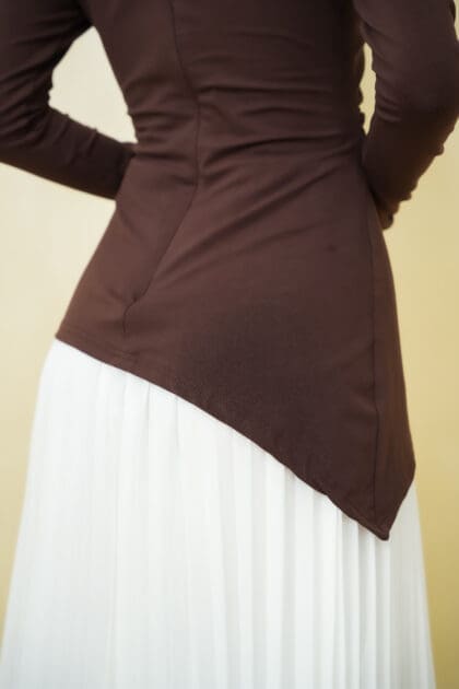 Alternative view of Empower Long Dress in Brown