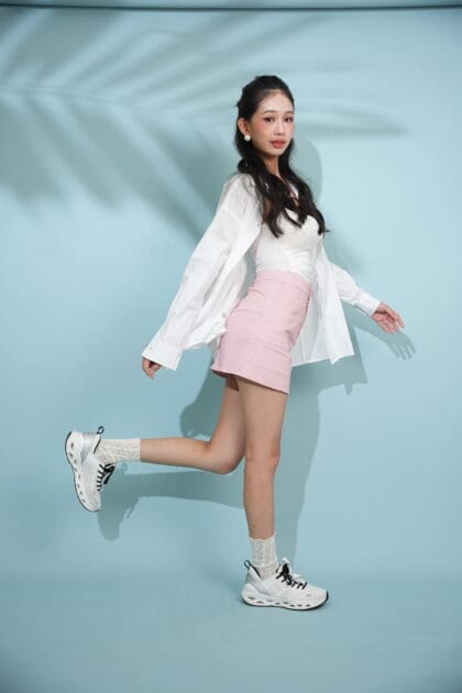 Alternative view of Marina Skort in Pink