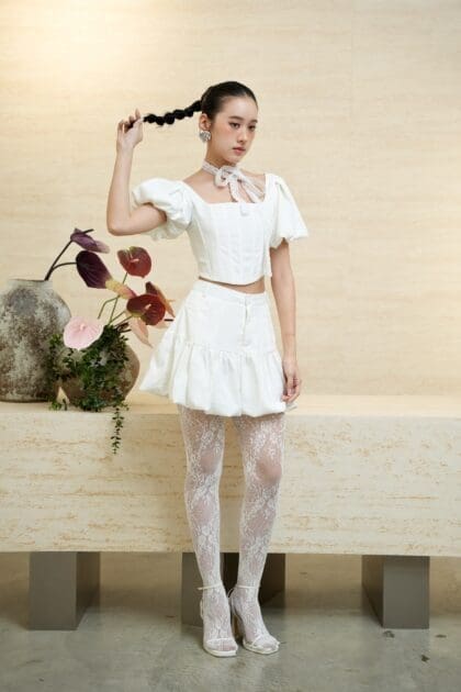 Palette Skort in White