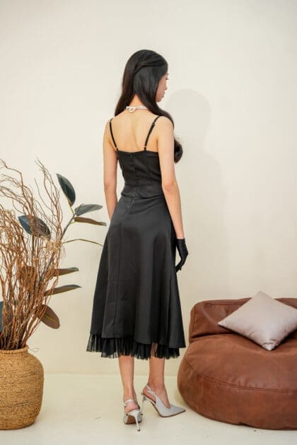 Alternative view of Mirage Dress in Black (Backorder)