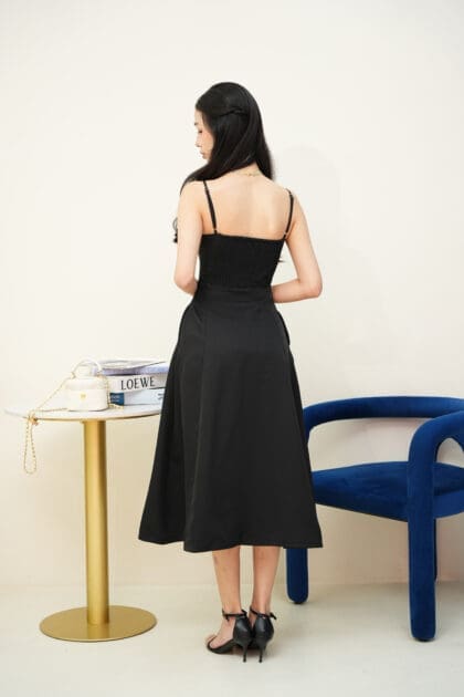 Alternative view of Kyle Dress in Black (Back order)