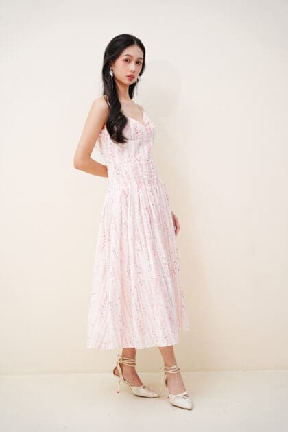 Alternative view of Hyo Dress in Sakura Print