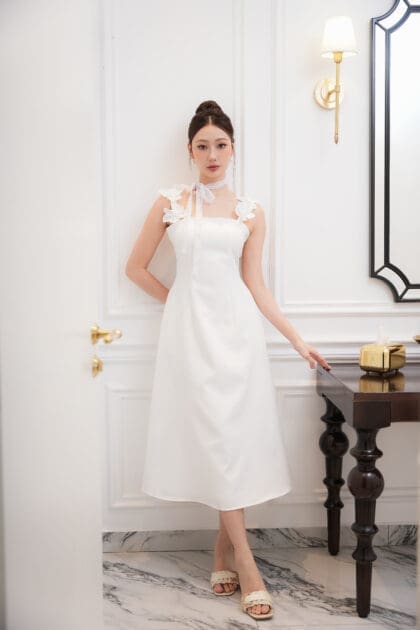 Alternative view of Petal Dress in White