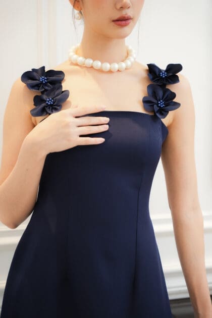 Alternative view of Petal Dress in Navy