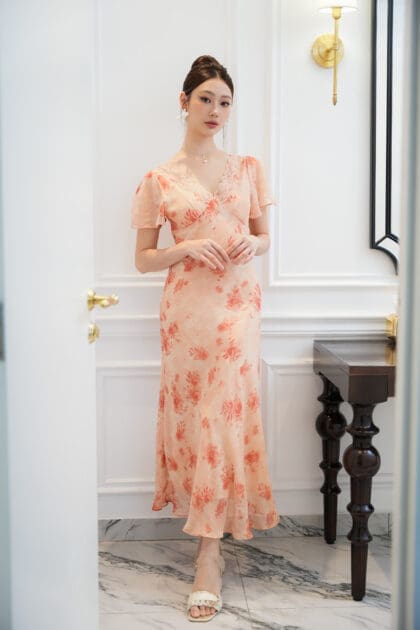 Alternative view of Peach Dress in Peach