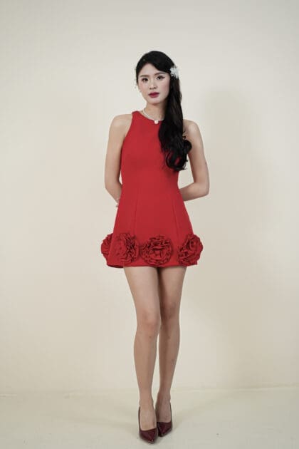 BO Marina Dress in Burgundy