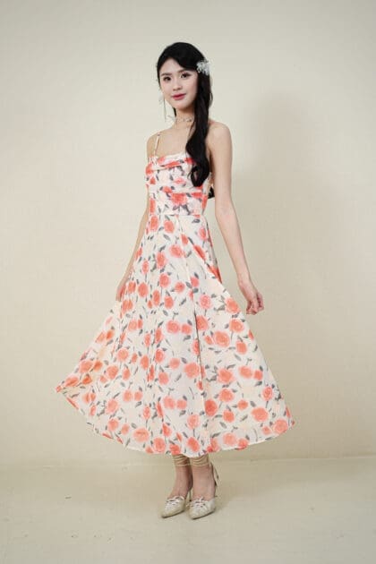 BO Denise Maxi Dress in Floral Print